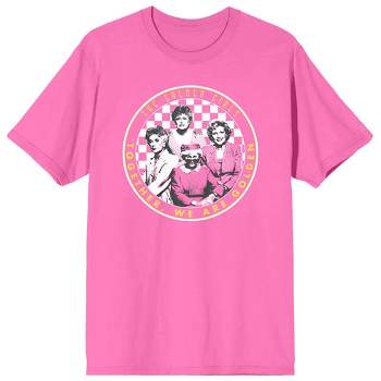 Bioworld Unisex Golden Girls Sitcom Pink Short Sleeve Graphic Tee