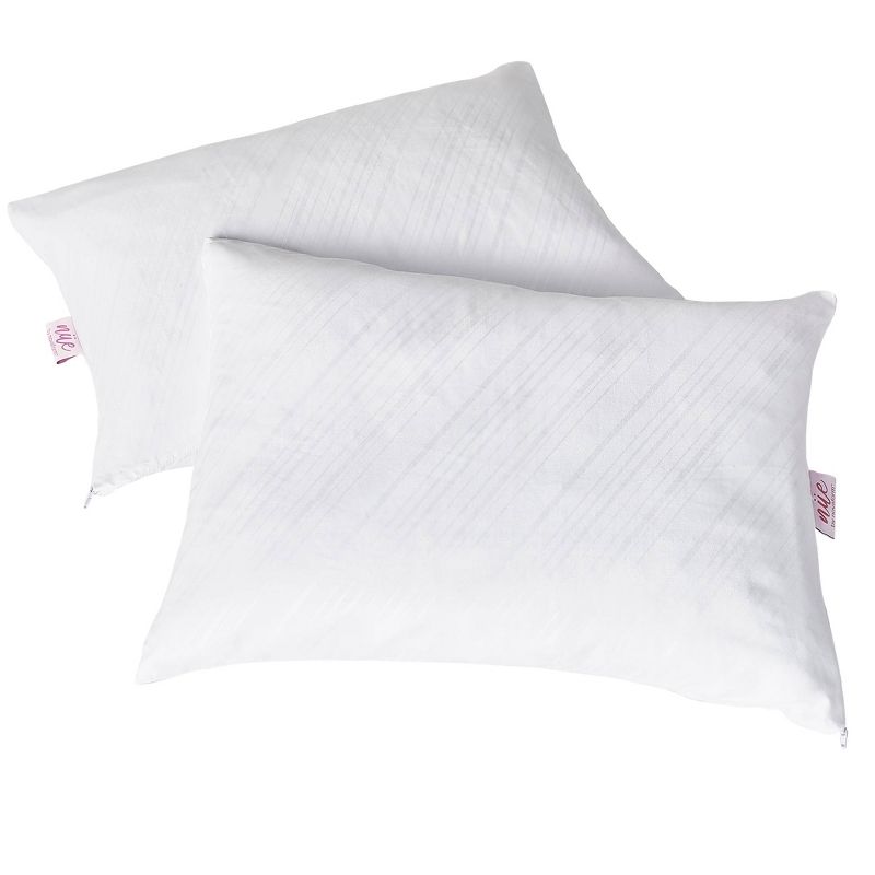 Standard 2pc Bed Pillow White - nue by Novaform, 1 of 6