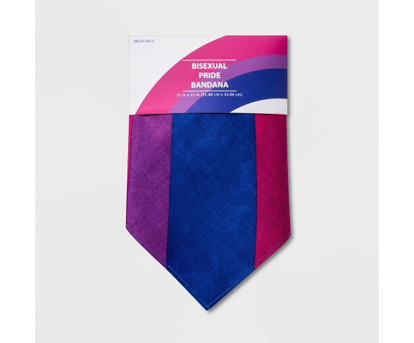 Pride Striped Bisexual Flag Bandana - One Size