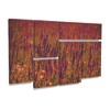 Trademark Fine Art Ali Heidari  Violets 3 Piece Panel Set Art - 2 of 3