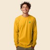 Dalix Alien Embroidered Cotton Classic Fit Long Sleeve Crewneck Tee Shirt Mens - 2 of 4