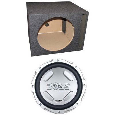 BOSS AUDIO Chaos CX122 12" 1400 Watt Car Power Subwoofer Woofer + Vented Sub Box