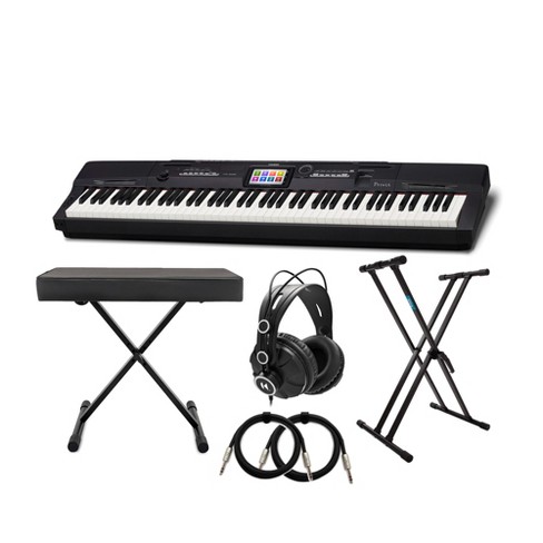 Best Choice Products 61-key Beginners Electronic Keyboard Piano Set W/ Led,  3 Teaching Modes, H-stand, Stool, Microphone : Target