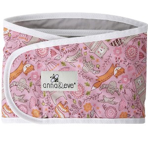 Anna & Eve® - Baby Swaddle Strap®, Adjustable Arms Only Wrap for Safe Sleeping - Large Size Fits Chest 16 to 20.5, Woodland Pink - 1 of 1