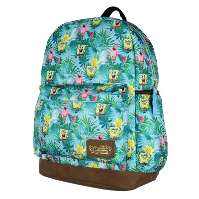 Spongebob Squarepants And Patrick Star Tropical School Travel Backpack ...
