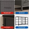 TV Stand for 55'' TV with Power Outlet, Entertainment Center, Dresser with 10 Large Drawers - 2 of 4