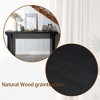 NicBex Minimalist Elegant Console Table with Space-Saving Design,Wooden Narrow Entryway Table for Living Room,Hallway - 4 of 4