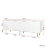 FONTOI TV Stand with Storage Drawers for Televisions up to 80", Media Center, Storage Console Table for Living Room, White, 15.75"*23.62"*70.86" - 4 of 4