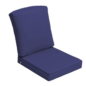 Patio Chair Cushions Waterproof for Outdoor Furniture with Removable Cover Deep Seat & Back Cushion - 1 of 4