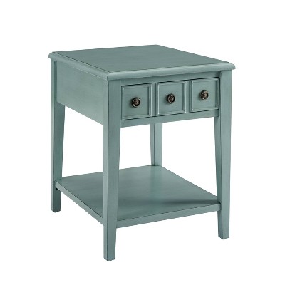 Calinda Side Table Teal - Powell Company