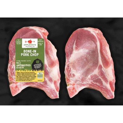 Applegate Bone-In Pork Chop - price per lb