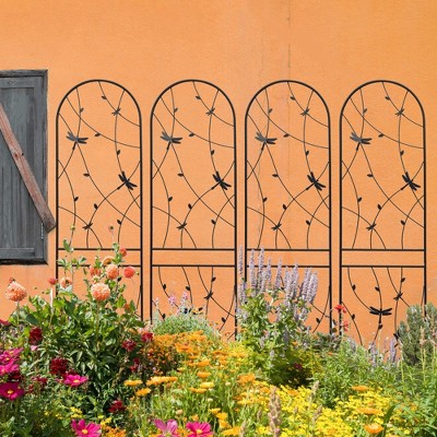 NicBex Metal Cucumber Trellis, Plant Support Stakes for Indoor Plants Rust-Proof Trellis for Potted Plants for Garden
