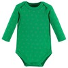 Hudson Baby Infant Girl Cotton Long-Sleeve Bodysuits, Lucky Lady - 4 of 4