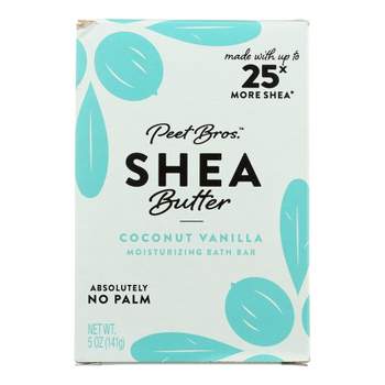 Peet Bros Coconut Vanilla Shea Butter Moisturizing Bath Bar - 5 oz