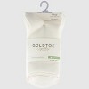 Goldtoe Signature Collection Women's 6pk Modern Essentials Flat Knit Mid Crew Socks - White 4-10 - 2 of 3