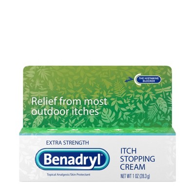 Benadryl Extra Strength Itch Relief Cream Topical Analgesic - 1oz