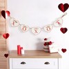 Northlight Hearts "XOXO" Valentine's Day Metal Banner - 32" - White and Red - 2 of 4