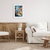 Stupell Industries Colorful Coastal Town Framed Print Under Glass Art - 3 of 4