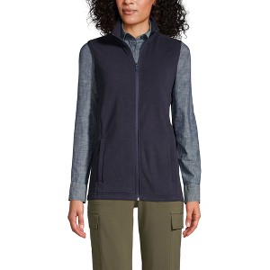Lands' End Women's Thermacheck 100 Fleece Vest - 1 of 4