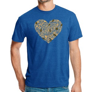 LA Pop Art Fall Vibes  - Men's Premium Blend Word Art T-Shirt - 1 of 4