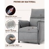 Recliner Chair, PU Leather Recliners Home Seating with Thick Seat Cushion and Backrest - 2 of 4