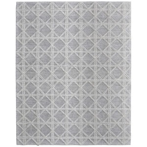 Corwin Modern Geometric Gray/Ivory Area Rug - 1 of 4