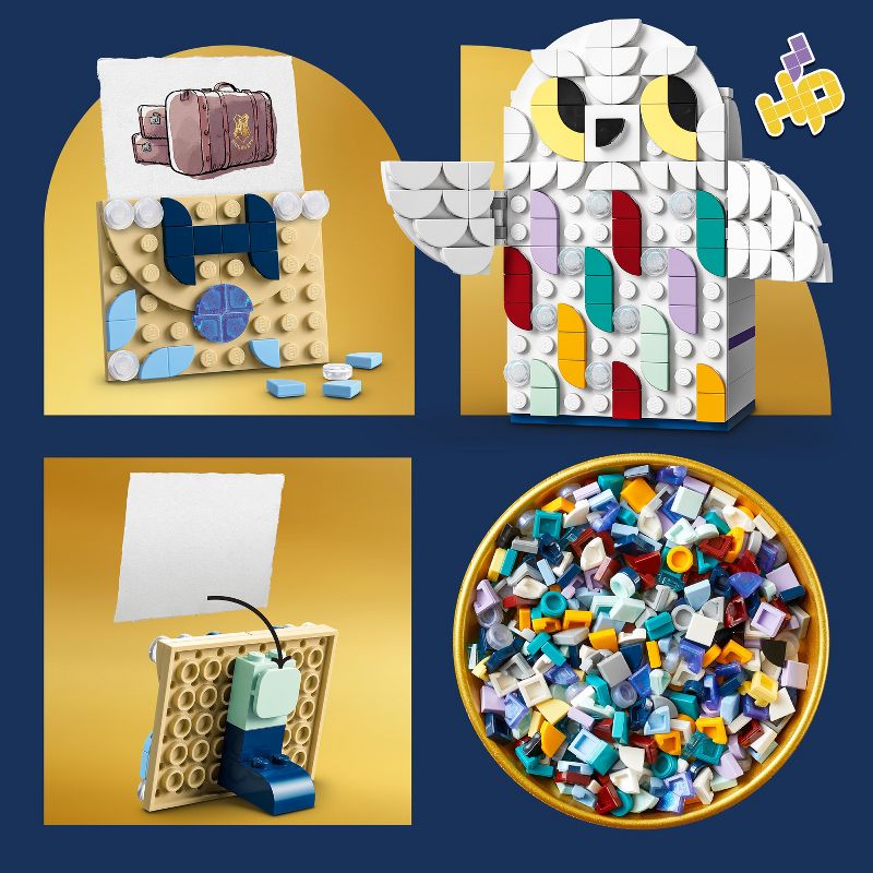 LEGO DOTS Hedwig Pencil Holder Harry Potter Crafts Set 41809, 5 of 8