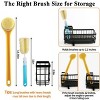 LunaLulinlk Sponge Holder for Kitchen Sink, 360°Self Drain Kitchen Sponge Caddy Organizer with Removable Dishcloth Rack - 4 of 4