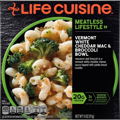 Life Cuisine Frozen Vermont White Cheddar Mac & Broccoli Bowl - 11oz