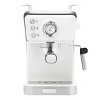 Haden Barista Brew Stainless Steel Espresso Maker 20-Bar Pressure System with Milk Frother Ivory/Chrome: 1.5L Electric Coffee Machine, 1350W - 3 of 4