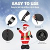 Karl Home 7 FT Lighted Christmas Inflatable Santa Claus Outdoor Decoration - 4 of 4