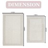 Home Weavers Luxury Collection 100% Cotton Tufted Bathroom Rug Set, Non-Slip Latex Bath Rug Set - 3 of 4