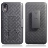 Nakedcellphone Case with Stand and Belt Clip Holster for iPhone XR - Black - 2 of 4