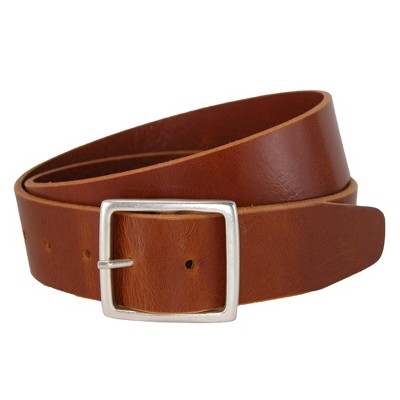 Crookhorndavis Men's Ciga Calfskin Leather Casual Belt With