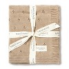Makemake Organics Organic Cotton Pointelle Baby Knit Blanket - Sand - 3 of 4