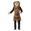 Imposta Costumes Adult Grandfather Clock Costume Bodysuit Brown One Size - 4 of 4