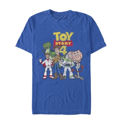 Men's Toy Story Character Logo Party T-shirt - Royal Blue - 2x Large ...