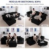 MAXYOYO Modular Sectional Sofa Couch, Sleeper Chair Modern Boneless Couch for Living Room, No Assembly Required - 3 of 4