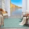 Nourison Versatile Solid Diamond Indoor Outdoor Flatweave Area Rug - 3 of 4