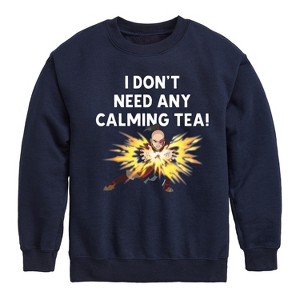 Boys' - Avatar: The Last Airbender - Zuko Calming Tea Graphic Long Sleeve Fleece Sweatshirt - 1 of 4