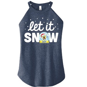 Women's - SpongeBob SquarePants - Let It Snow Graphic High Neck Tank - 1 of 4