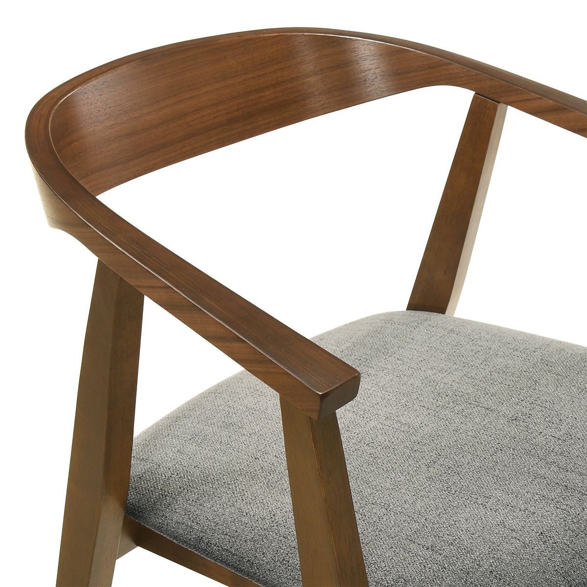 Santana Upholstered Wood Dining Chair - Set of 2 - thumbnail 6
