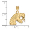 Black Bow Jewelry 14k Yellow Gold Florida A&M Rattlers NCAA Small Pendant - 2 of 3