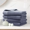 PiccoCasa Soft 100% Combed Cotton 600 GSM Highly Absorbent for Bathroom Shower Hand Towel Set - 3 of 4