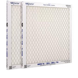 AirDoctor MERV 14 HVAC Pleated Filter Available in 6 Sizes. Captures 96% of Pollutants 1-3 Micron in Size. - 1 of 4