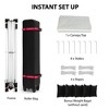 10x10FT Pop Up Canopy - 1-Person Setup Tent w/Roller Bag & Sandbags for Outdoor Events - 3 of 4