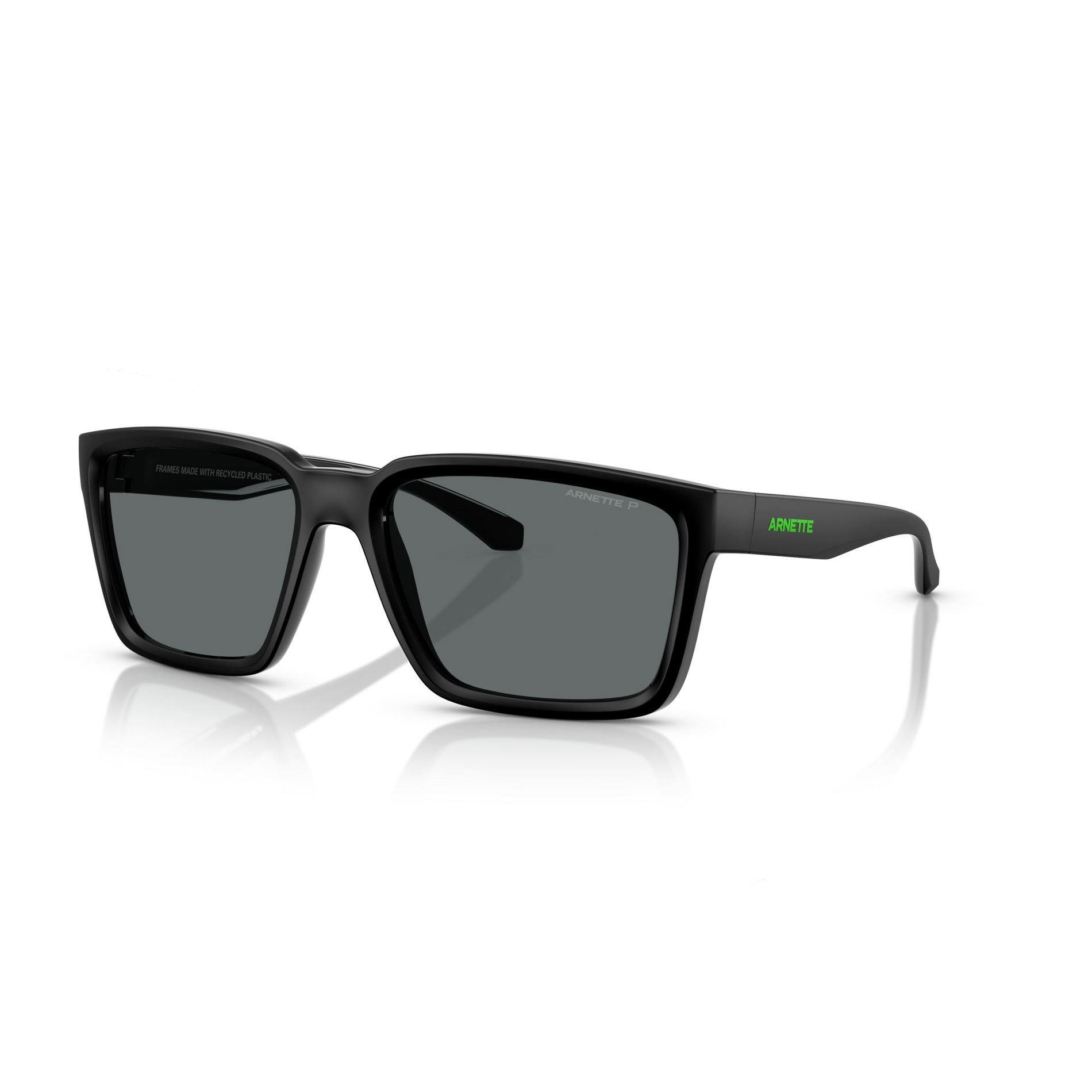 Arnette AN4346 57mm Man Square Sunglasses Polarized Polar Grey Lens