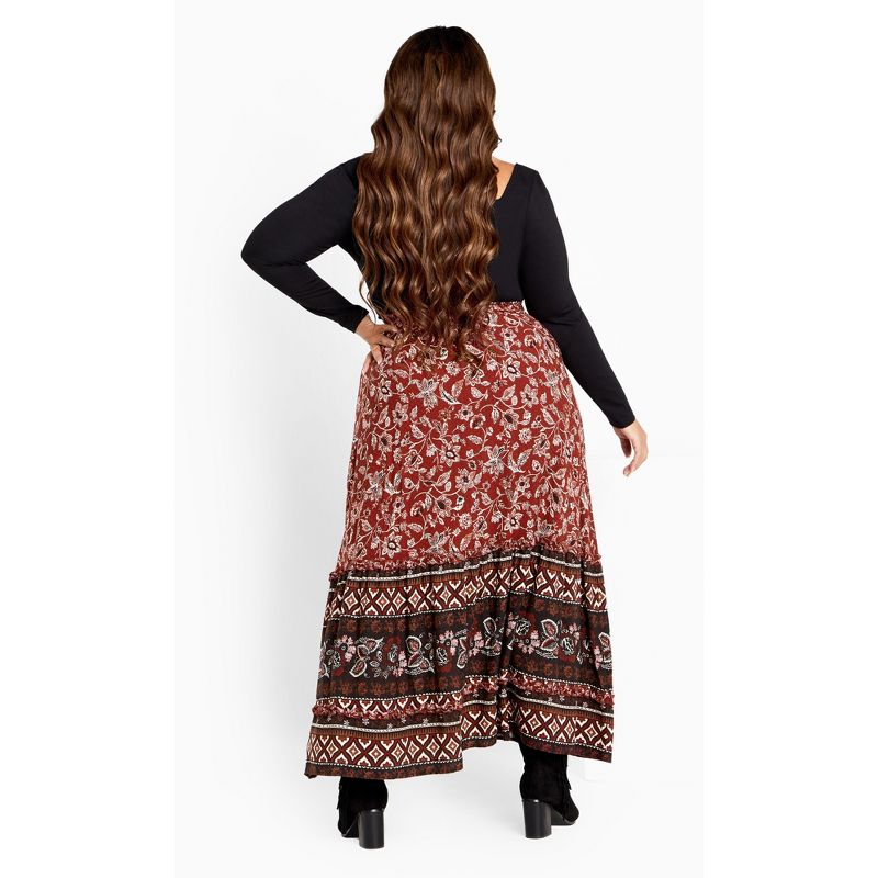 Women's Plus Size Eternal Maxi Skirt - eternal | AVEOLOGY, 3 of 7