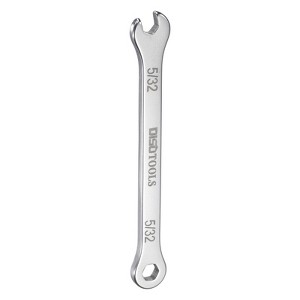 Unique Bargains 30Cr13 Stainless Steel Offset 12-Point Box End and 15° Angled Open End Combination Wrench - 1 of 4