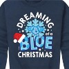 Boys' - Blue's Clues & You! - A Blue Christmas Graphic Long Sleeve Fleece Sweatshirt - 2 of 4
